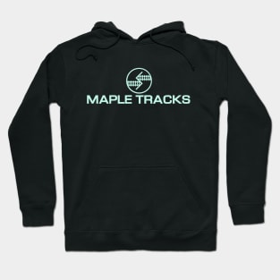 Maple Tracks Light Green Logo Hoodie